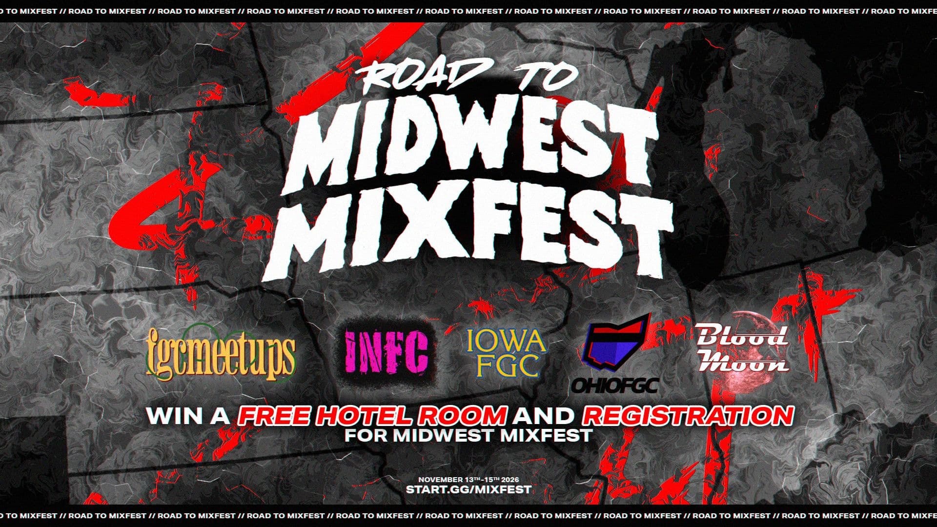 Road to Midwest Mixfest. Win a free hotel room and registration for Midwest Mixfest, November 13–15, 2026.